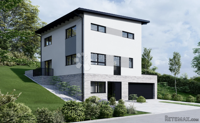 Podsljemenska zona, zemljište sa idejnim projektom, 1012m2