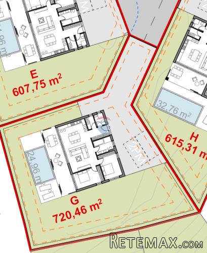 Rovinj, 8km-Šorići, idealna građevinska parcela-720m2