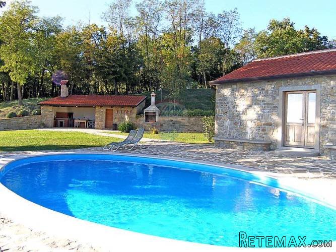 Buje: Kamena kuća s panoramskim pogledom na more i Istru - 4