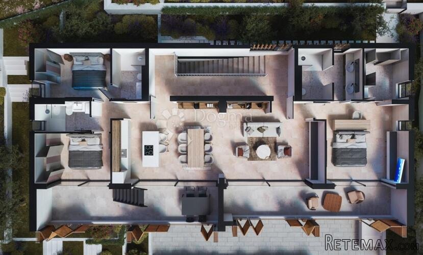 EKSKLUZIVAN PENTHOUSE S KROVNOM TERASOM U NOVOGRADNJI – VODI - 2