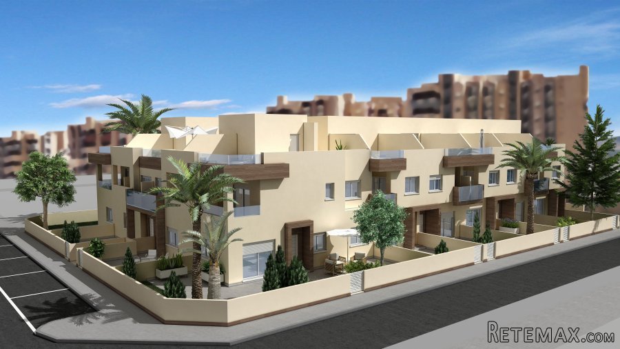 Este residencial está situado en el km 14 de La Manga en.. - 2
