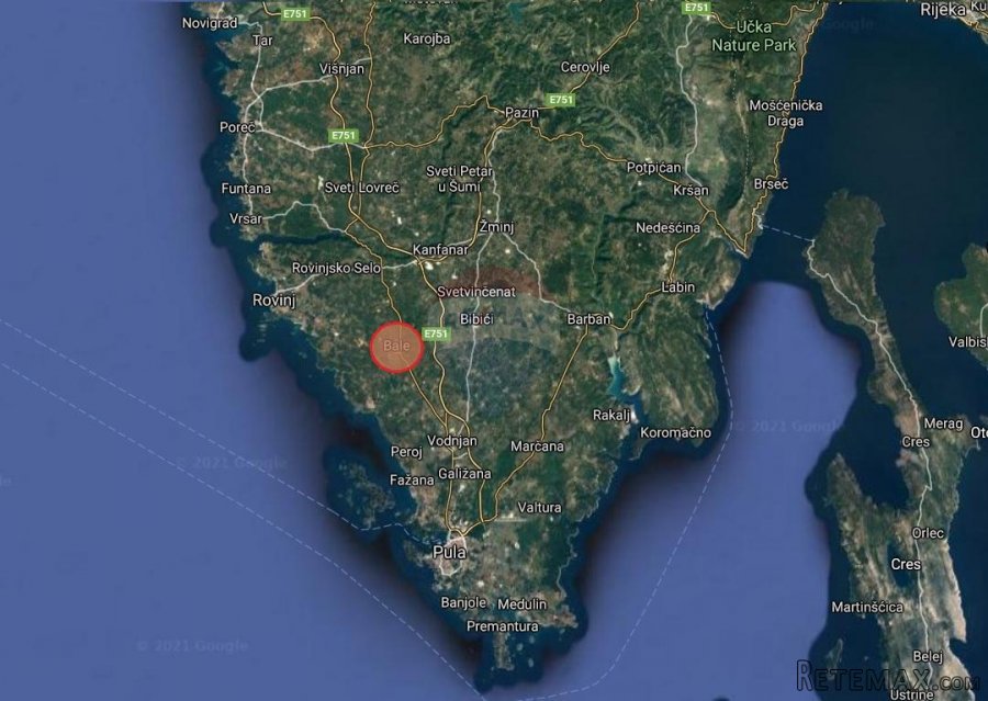 Bale - poljoprivredno zemljište 2130 m2 - 2