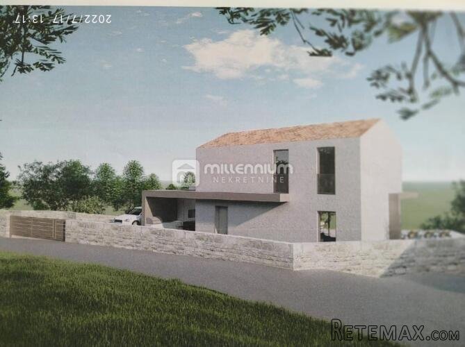 Otok Krk, Dobrinj, građevinsko zemljište, 451m2 - 2