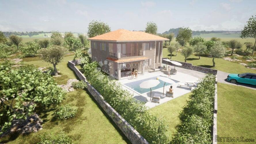 VRBNIK OKOLICA - ROH BAU KUĆA