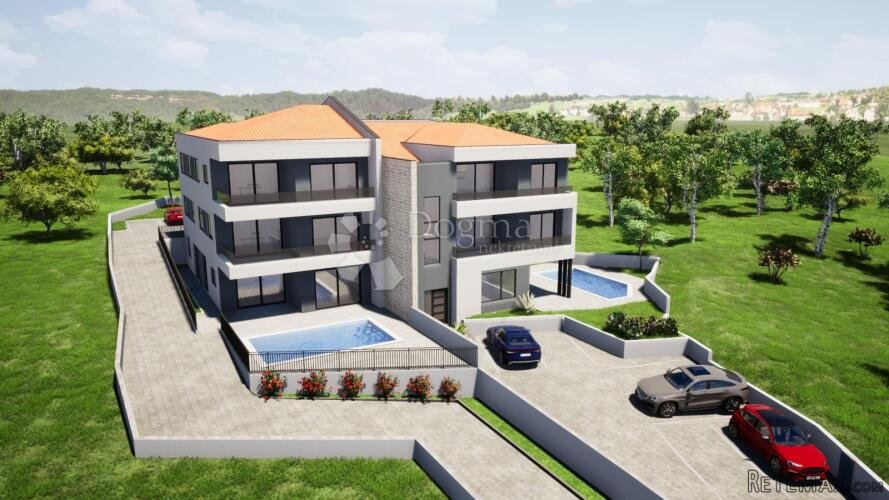 VRBNIK - GRAĐEVINSKO ZEMLJIŠTE S OTVORENIM POGLEDOM NA MORE