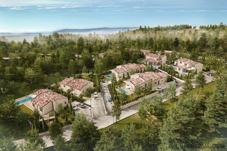 BARBAN - Građevinsko zemljište s projektom (duplex), 15 m..