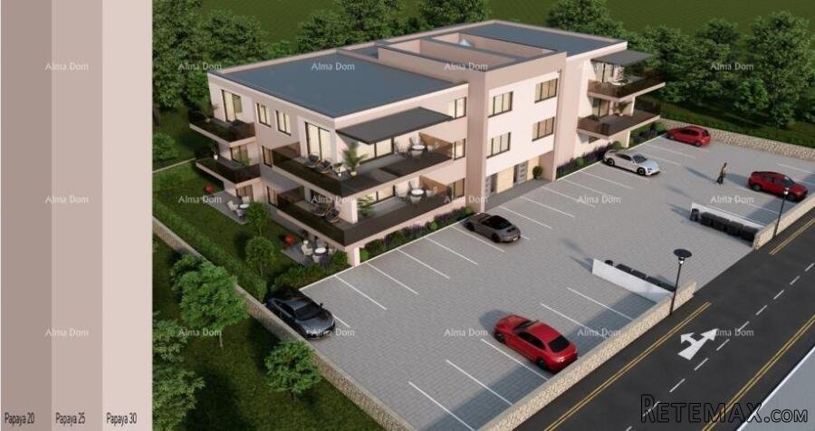 Dvosoban stan s vrtom, 84 m2 – Novi projekt u Taru!