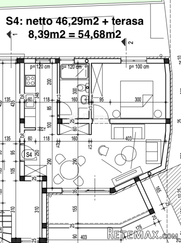 Ližnjan, Novogradnja 1S+DB + terasa - 2