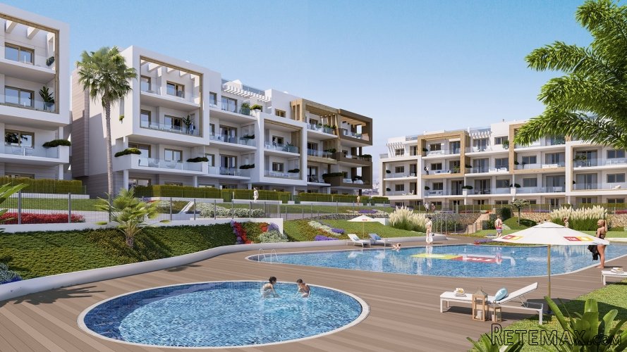 Los apartamentos se ubican en Villamartín, en un complejo..