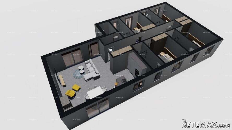 Projekt kuće u Kršanu - 2
