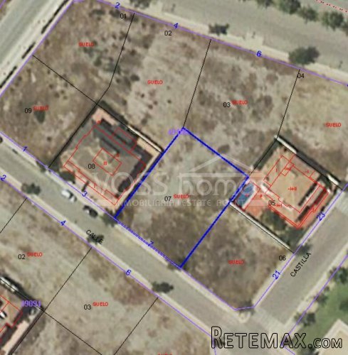 Urban building plot of 747m2 on the edge of Huercal-Overa..