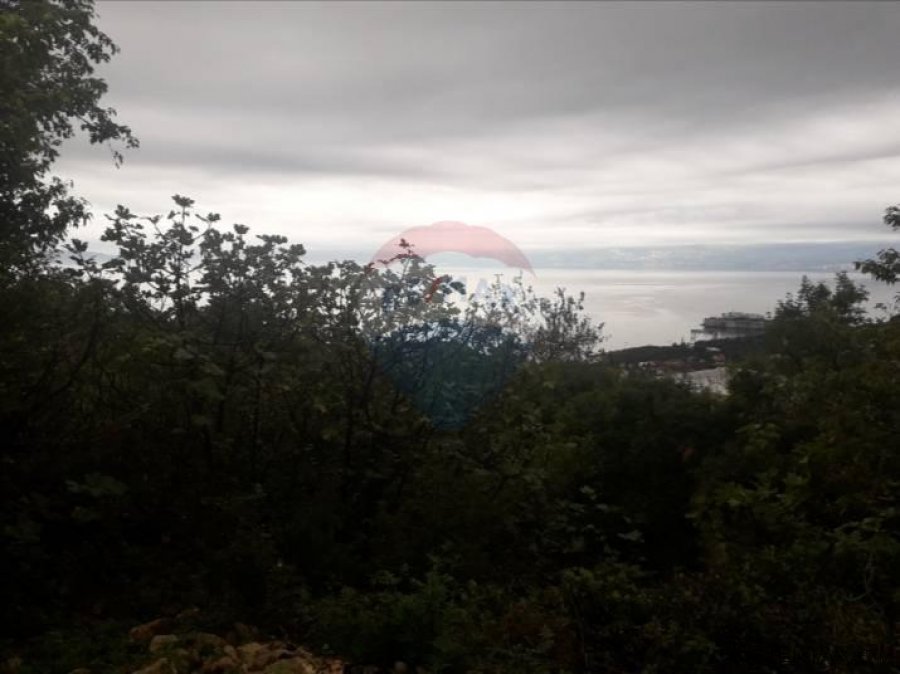 Kostrena, građevinsko zemljište 910m2, pogled na more - 3