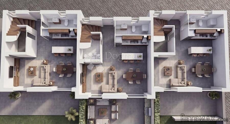 VIŠKOVO novogradnja, predivna kuća u nizu s okućnicom - 3