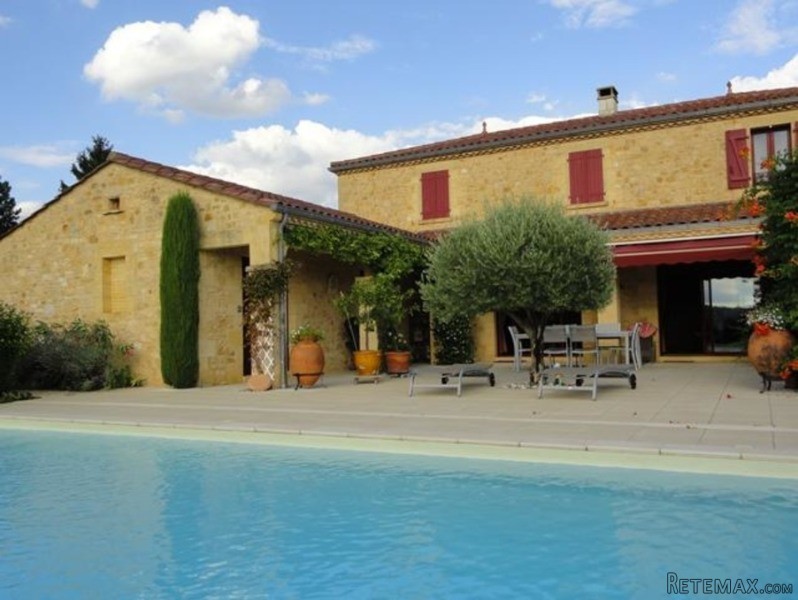 Stone House With Garage And Pool On The.. - 2