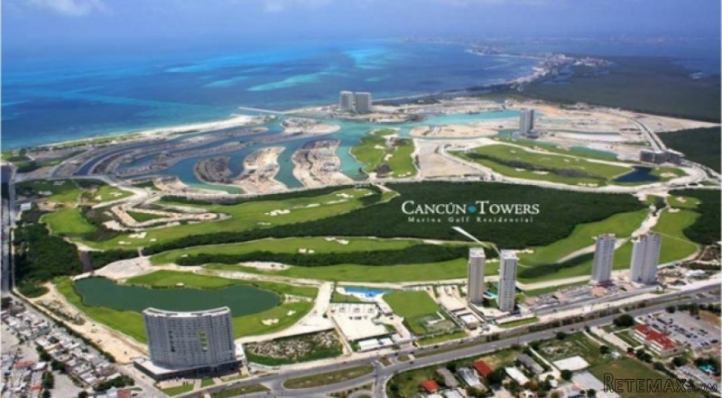 Cancun Towers in Puerto Cancun