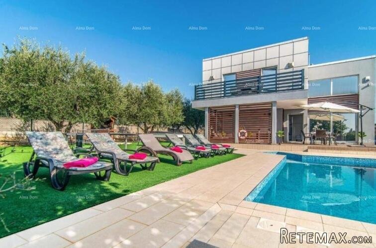 VODNJAN – Moderna villa s bazenom, pogledom na Brijune i p..