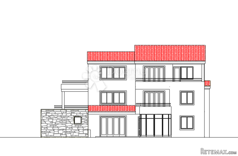 JELENJE, MARTINOVO SELO - Ravan građevinski teren s projekto - 2