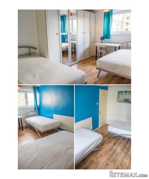 Twin with 2 single bed near Manor House..
