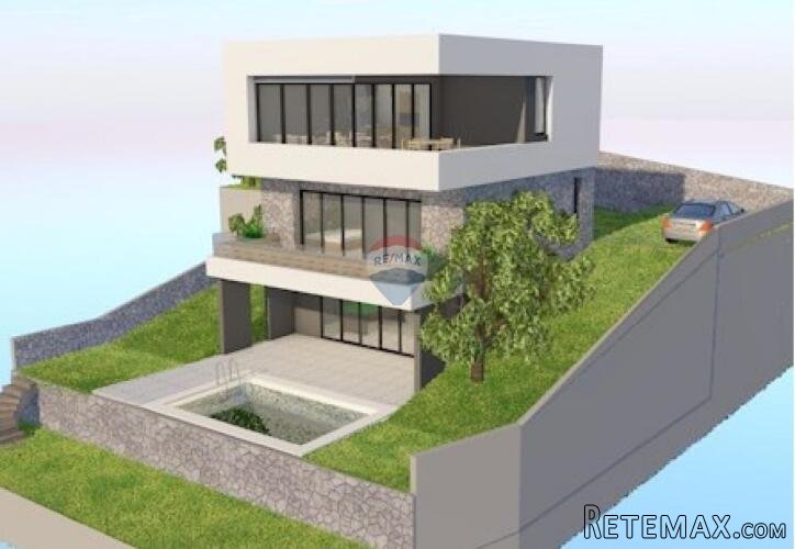 ISTRA, NAČINOVIĆI - zemljište s projektom i pogledom na more
