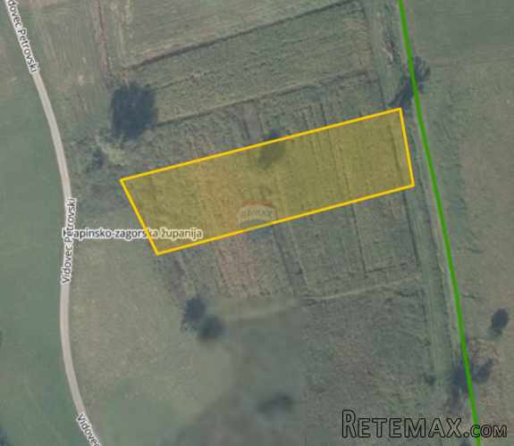 Vidovec Petrovski - poljoprivredno zemljište 7924 m2 - 2