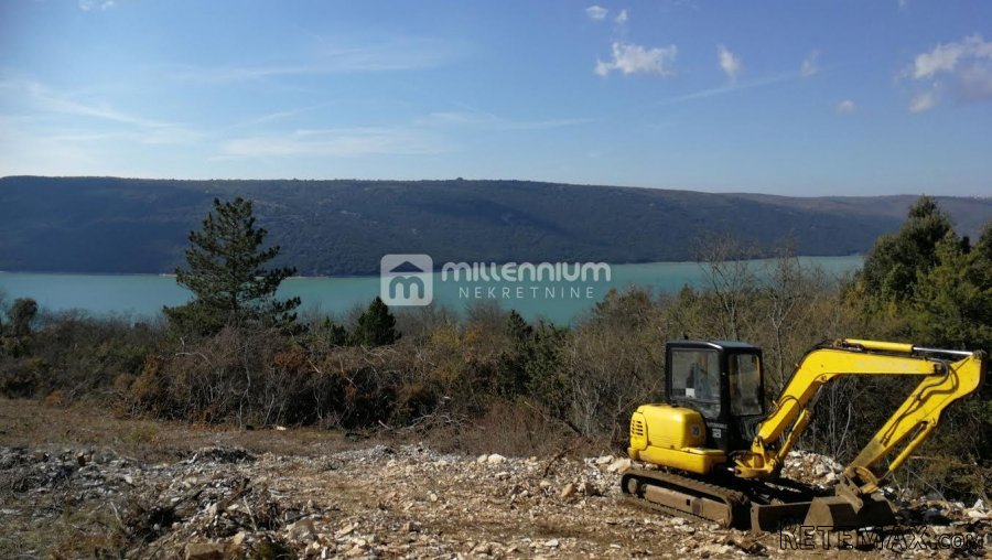 Istra, Labin, građevinsko zemljište, 4.021m2, pogled na more - 2