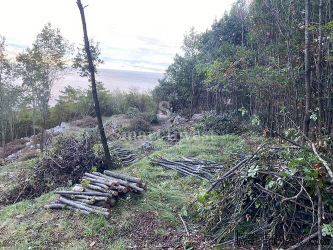 LOVRAN, građevinsko zemljište od 3055 m2 s pogledom na more