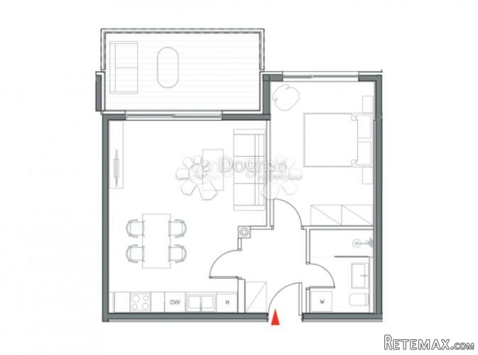 Umag, novogradnja, 1s+DB - 2