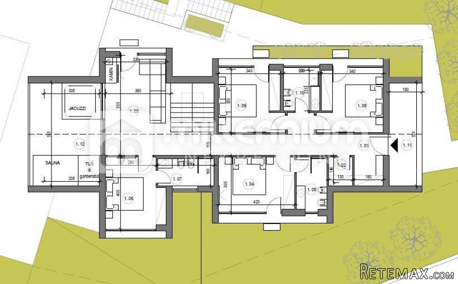 Istra, projekt za kuću s bazenom u blizini Poreča - 4