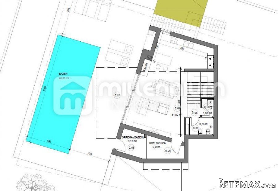 Istra, projekt za kuću s bazenom u blizini Poreča - 5