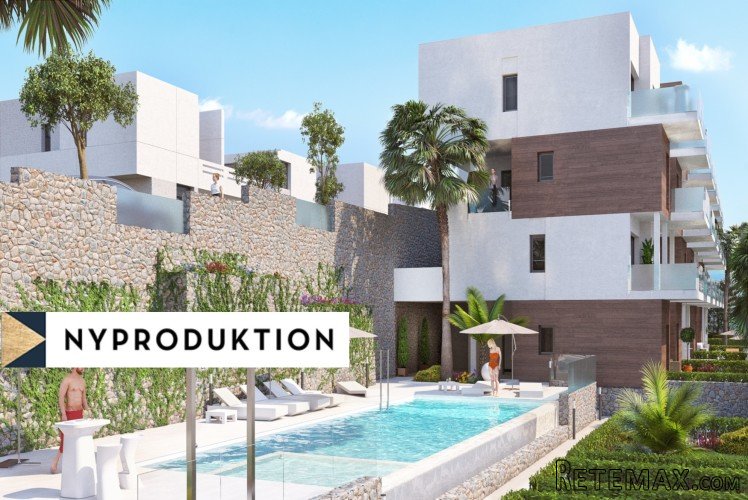 Nytt projekt med fräscha lägenheter på höjden i Campoamor me..