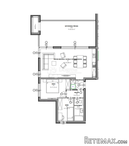 NOVOGRADNJA S3 PRIZEMLJE, OKRUG DONJI - 2