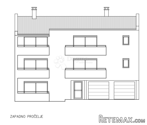 Novogradnja Kaštanjer 66 m2 + konoba + terasa (STAN B) - 3