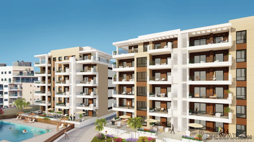 Apartamentos en primera línea de playa en Mil Palmeras..