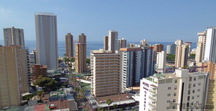 Apartamentos Benidorm Levante, vista al mar desde todo el..