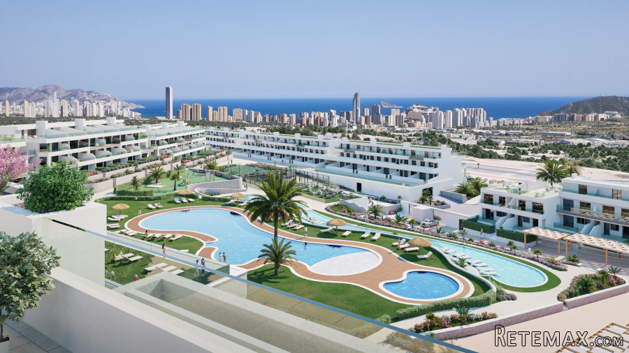 Los apartamentos están en un nuevo complejo residencial en..