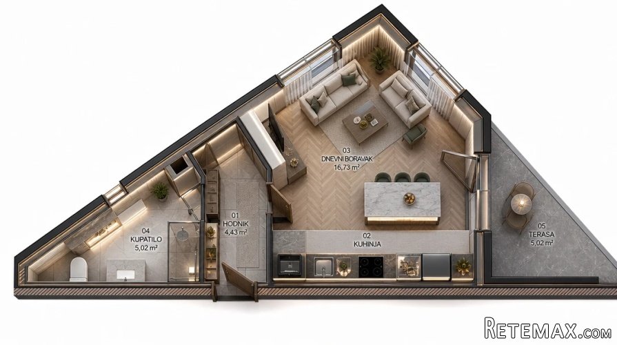 IMPERIAL – Stan u izgradnji u novom stambenom kompleksu u - 2