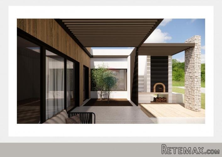 Vižinada okolica, građevinsko zemljište 735 m2 s projektom - 2