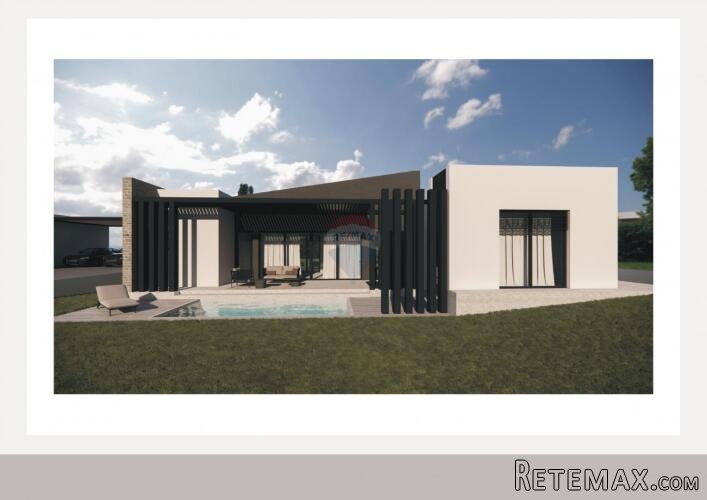 Vižinada okolica, građevinsko zemljište 735 m2 s projektom - 3