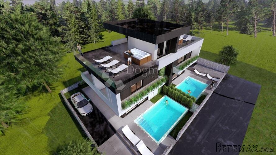 Dvoetažni apartman s bazenom -150m od mora