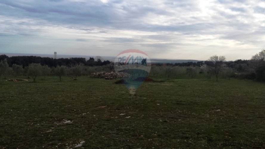 KRASAN GRAĐEVINSKI TEREN NA RUBU SELA - POGLED MORE - 3