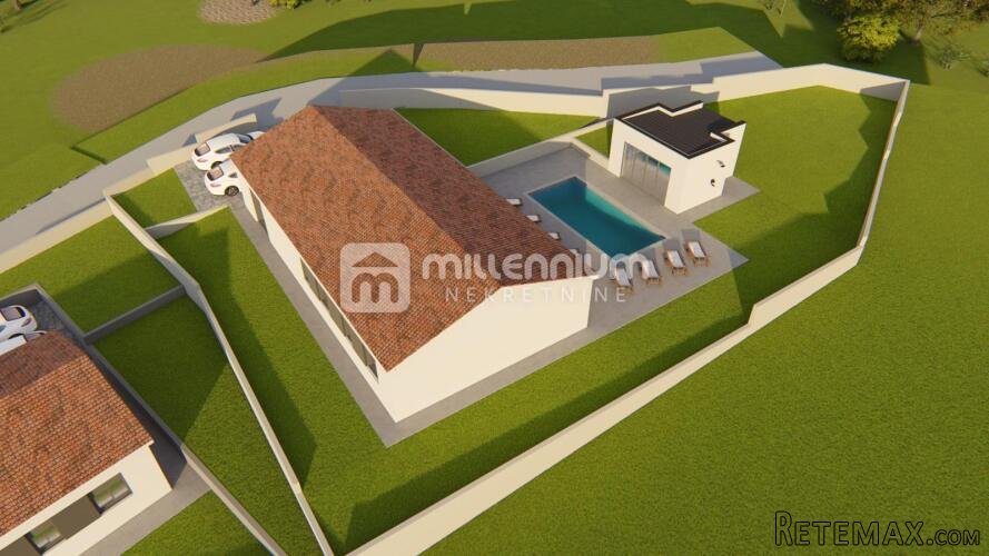 Istra, Kršan, građevinsko zemljište, 891m2 - 2