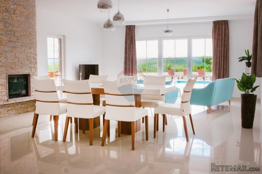 Otok Krk, Dobrinj villa sa bazenom i pogledom na more - 5