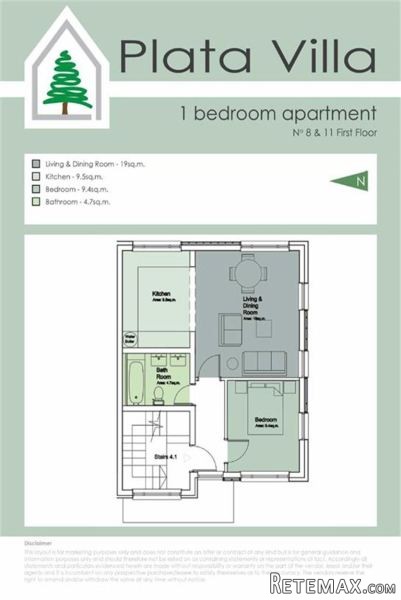 1 bed new development property in Plata..