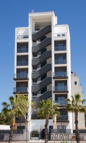 Los apartamentos se ubican en Guardamar del Segura, en un..