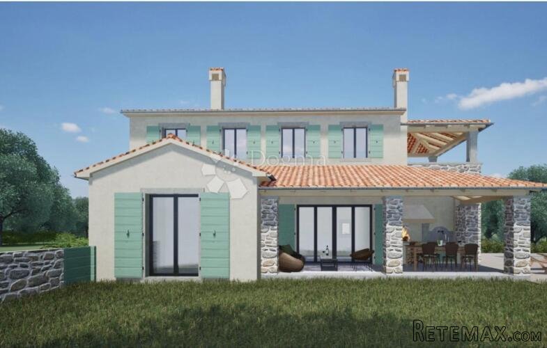 Novigrad-okolica -projekt kuće s bazenom