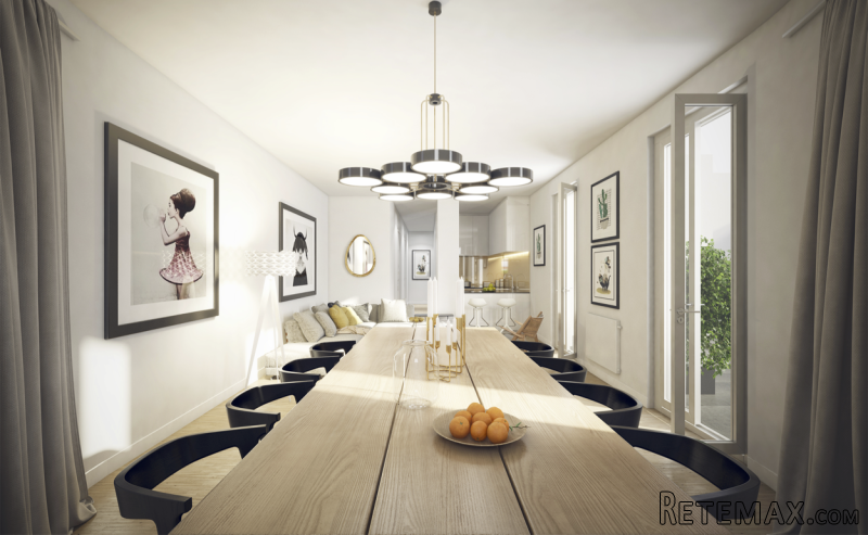 Spacious apartment with a large terrace