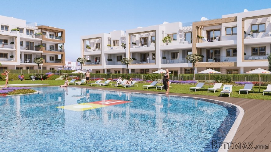 Los apartamentos se ubican en Villamartín, en un complejo.. - 2