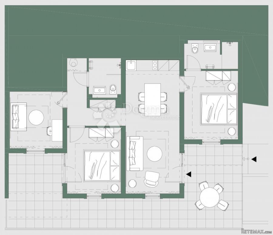 DALMACIJA, 100.10m2 3S+DB - 5
