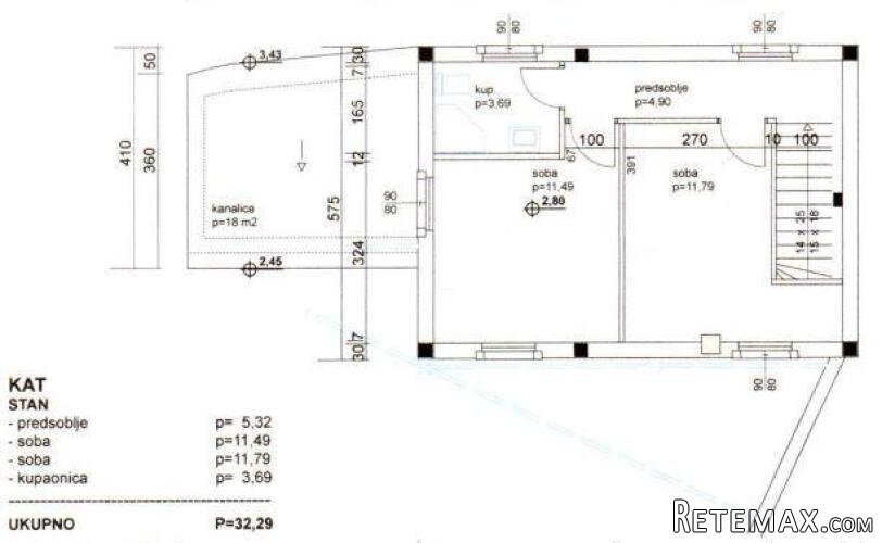 Stara kamena kuća s projektom za obnovu i građevinskom d.. - 4