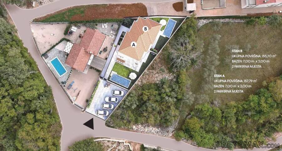 Zemljište sa ishodovanom građevinskom dozvolom! Otok Krk!